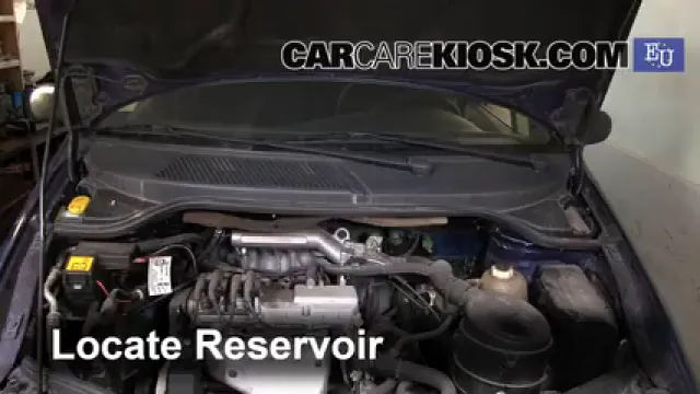 2000 Renault Scenic Megane 1.6L 4 Cyl. Windshield Washer Fluid Add Fluid